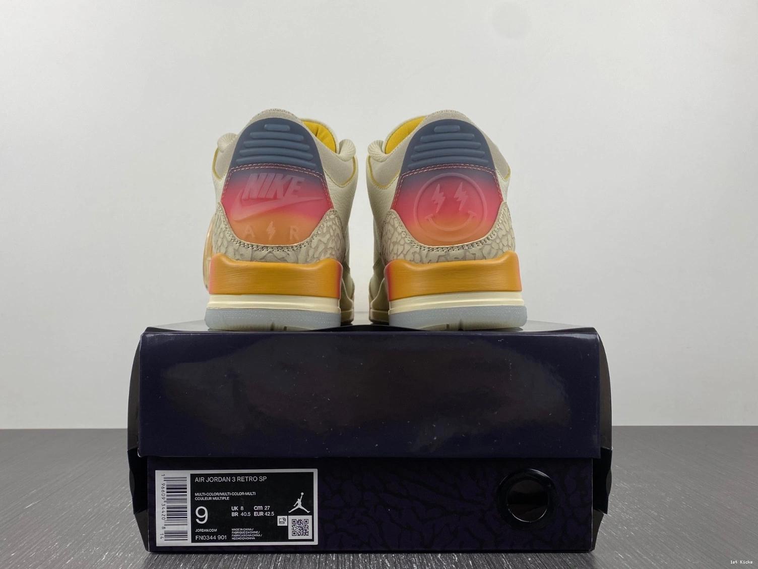 Jordan Retro Balvin 3 SP FN0344-901 - Men's J 0424